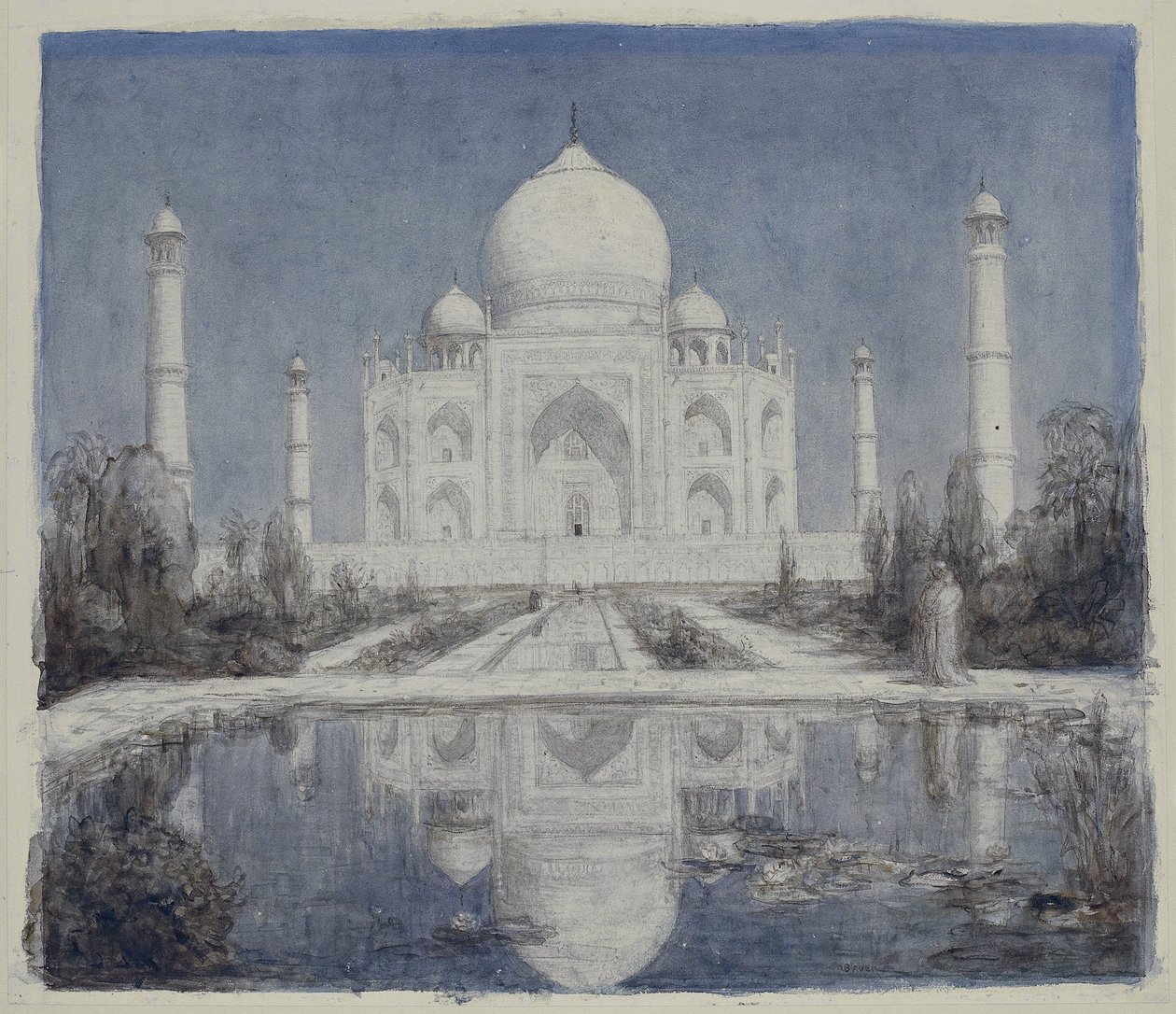 Taj Mahal ao luar de Marius Bauer