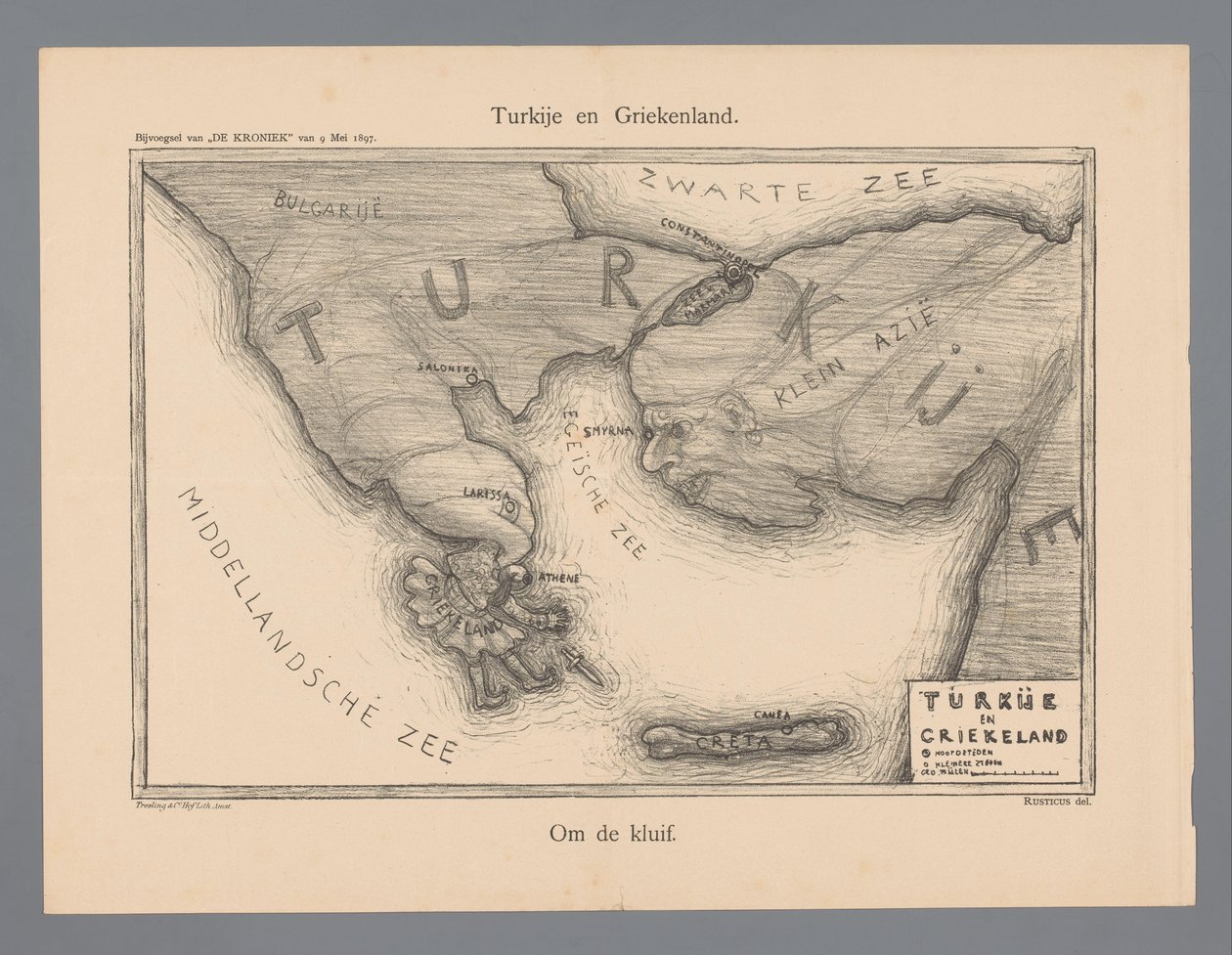 Turquia e Grécia (título sobre o objecto) de Marius Bauer