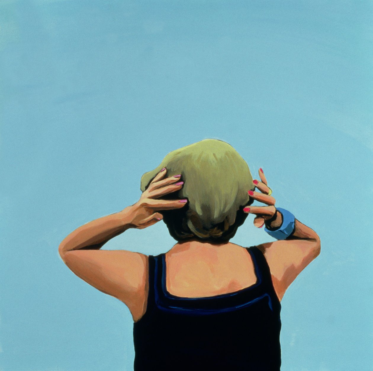Retrato cubano  11, 1996 (acrílico sobre tela) de Marjorie Weiss
