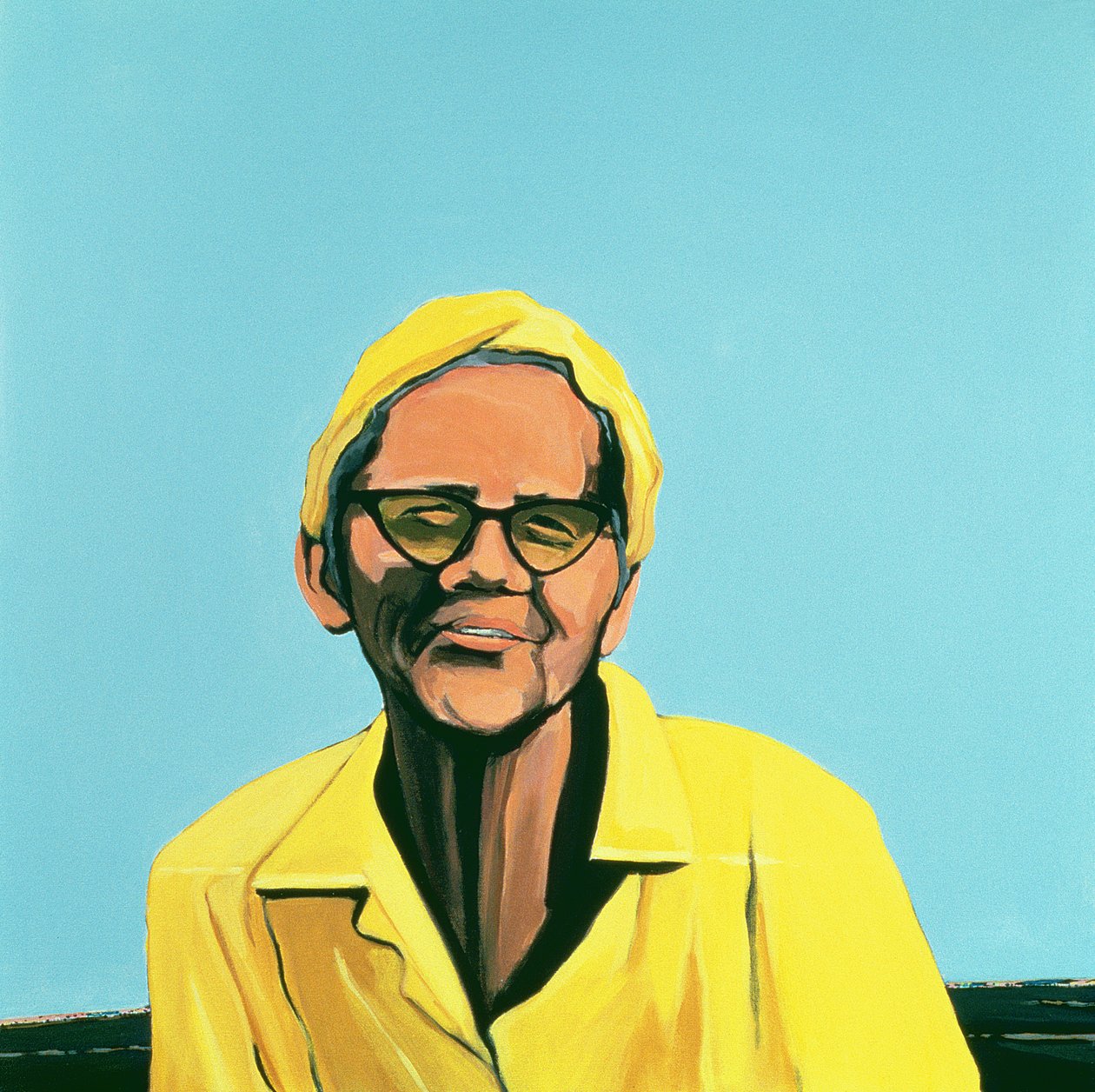 Retrato cubano  13, 1996 (acrílico sobre tela) de Marjorie Weiss