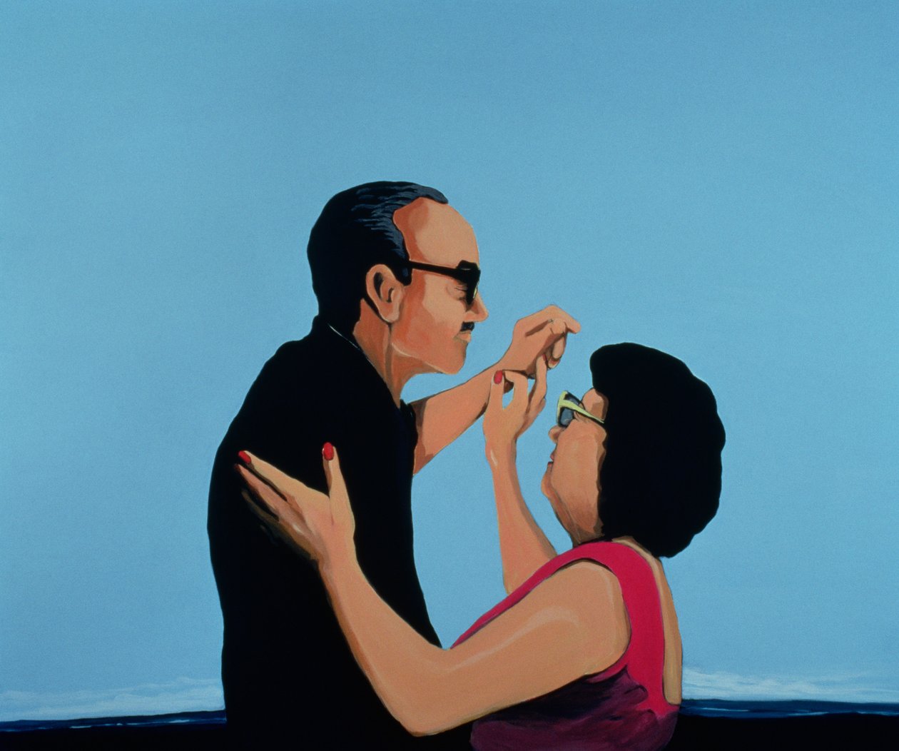 Retrato cubano no.12, 1996 (acrílico sobre tela) de Marjorie Weiss