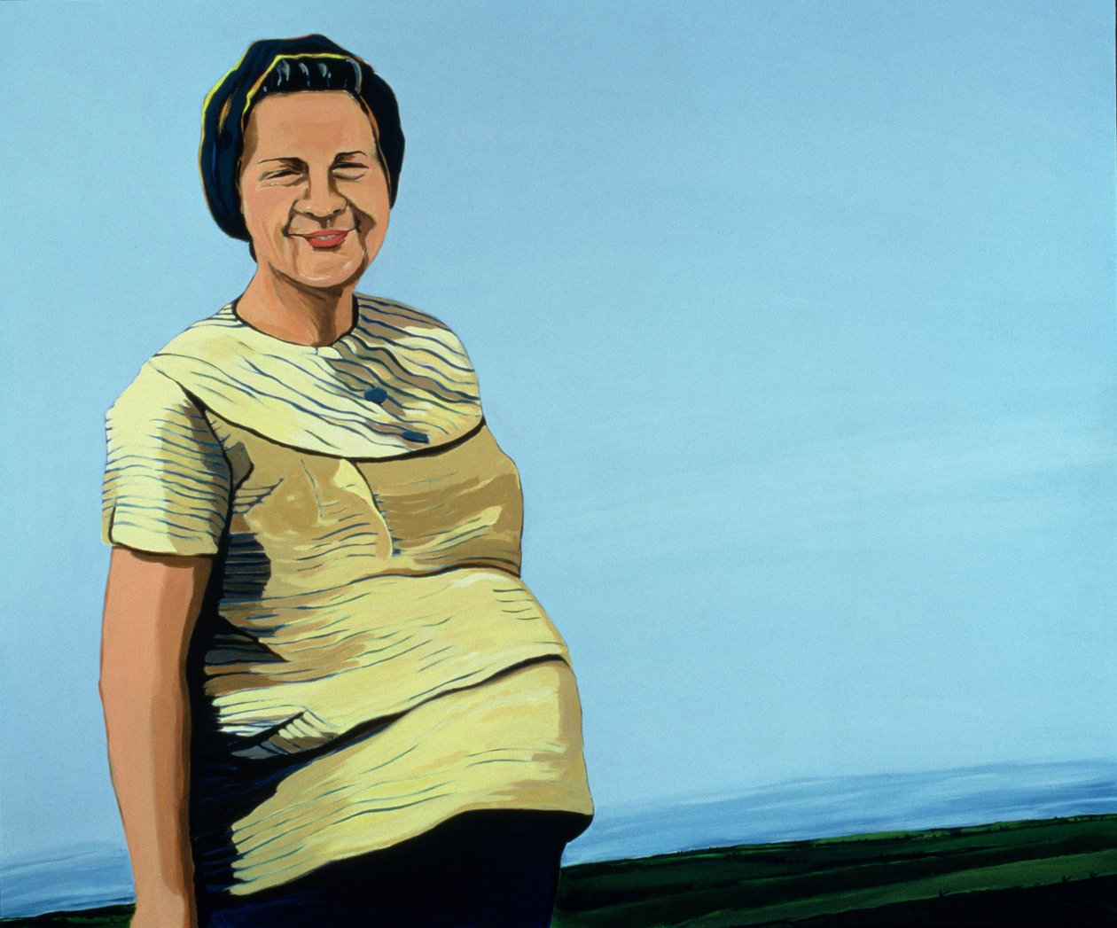 Retrato cubano no.9, 1996 (acrílico sobre tela) de Marjorie Weiss