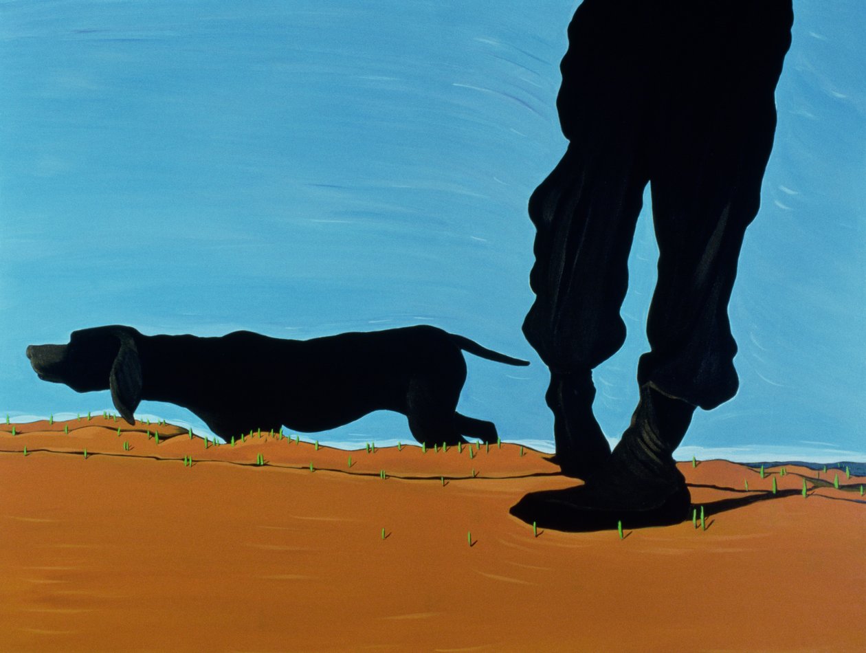 Maré baixa em Chestertown, 1999 (acrílico sobre tela) de Marjorie Weiss