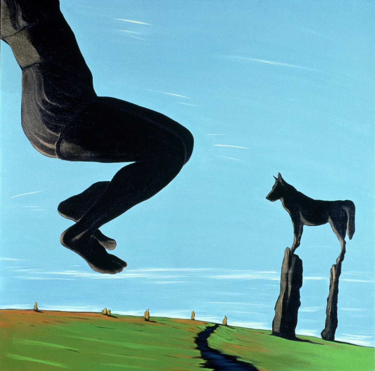 Shadow at Rest, 2000 (acrílico sobre tela) de Marjorie Weiss