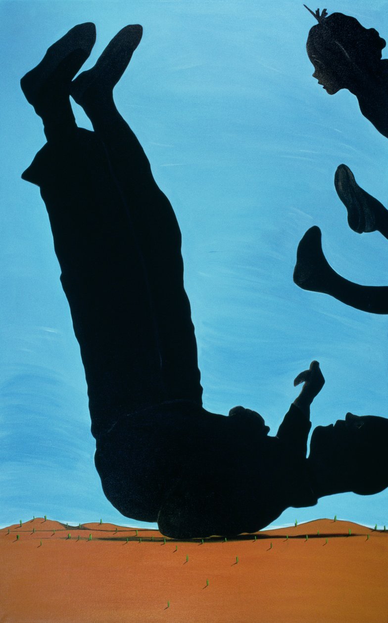 O Lado Engraçado de Joe, 1998 (acrílico sobre tela) de Marjorie Weiss