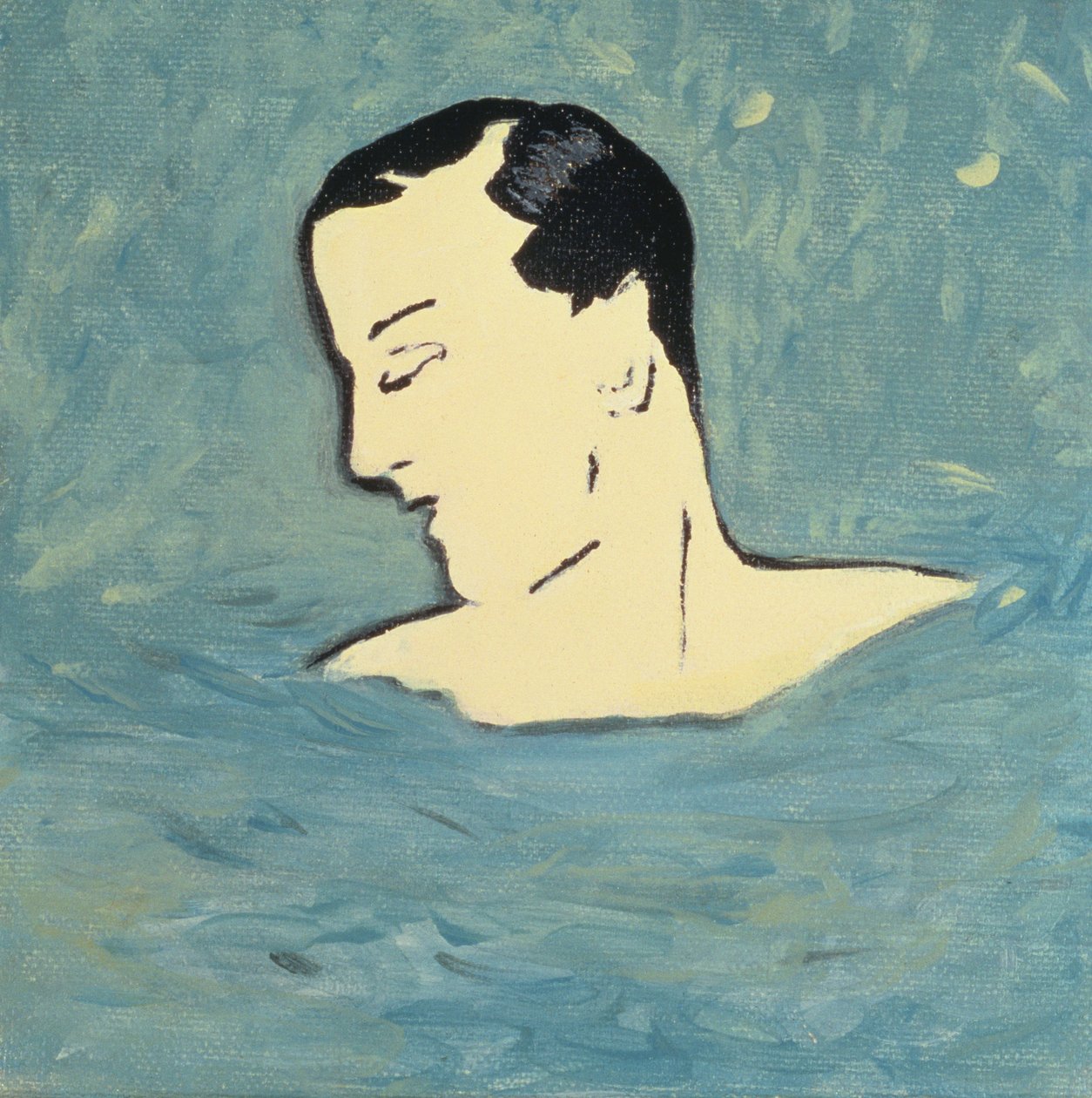 Você não pode sempre confiar em seus sentidos12, 2000 (acrílico sobre tela) de Marjorie Weiss