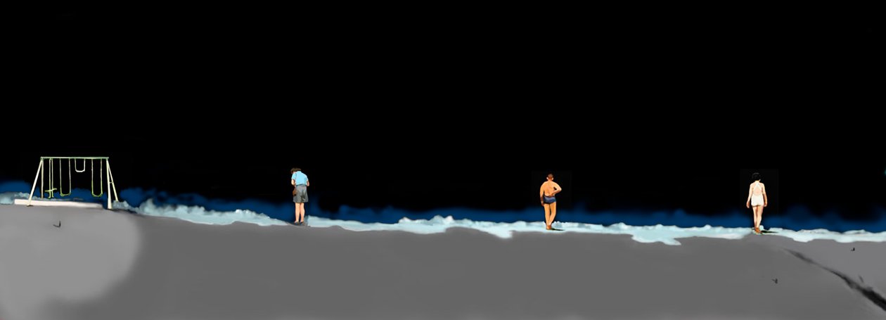Cena 7 de Vida Noturna, 2016 (mídia digital) de Marjorie Weiss