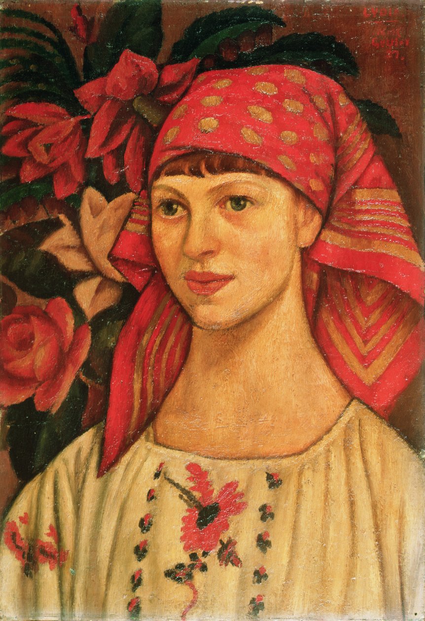 Retrato de Lydia Sherwood, 1907 de Mark Gertler