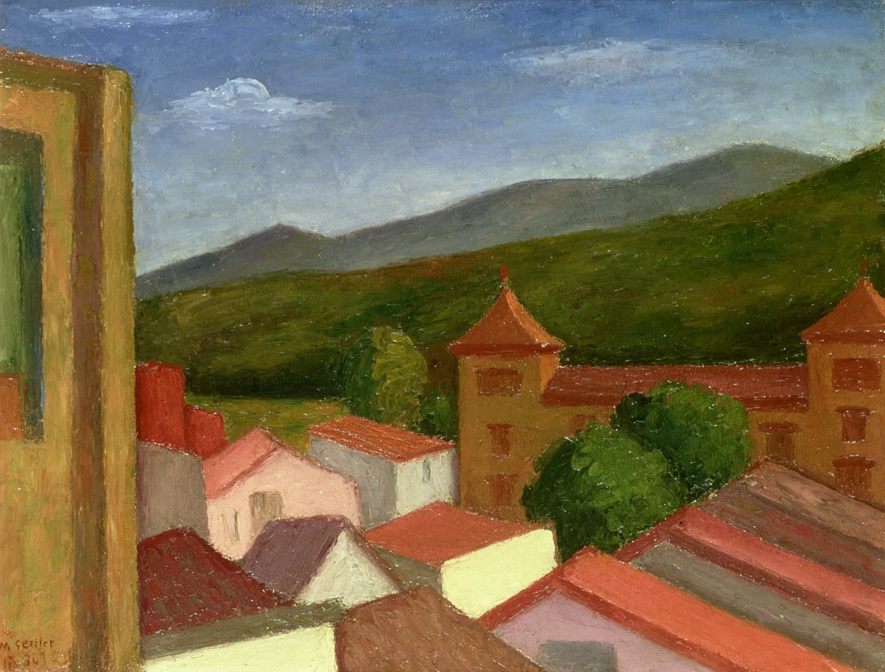 O Mosteiro, 1934 de Mark Gertler