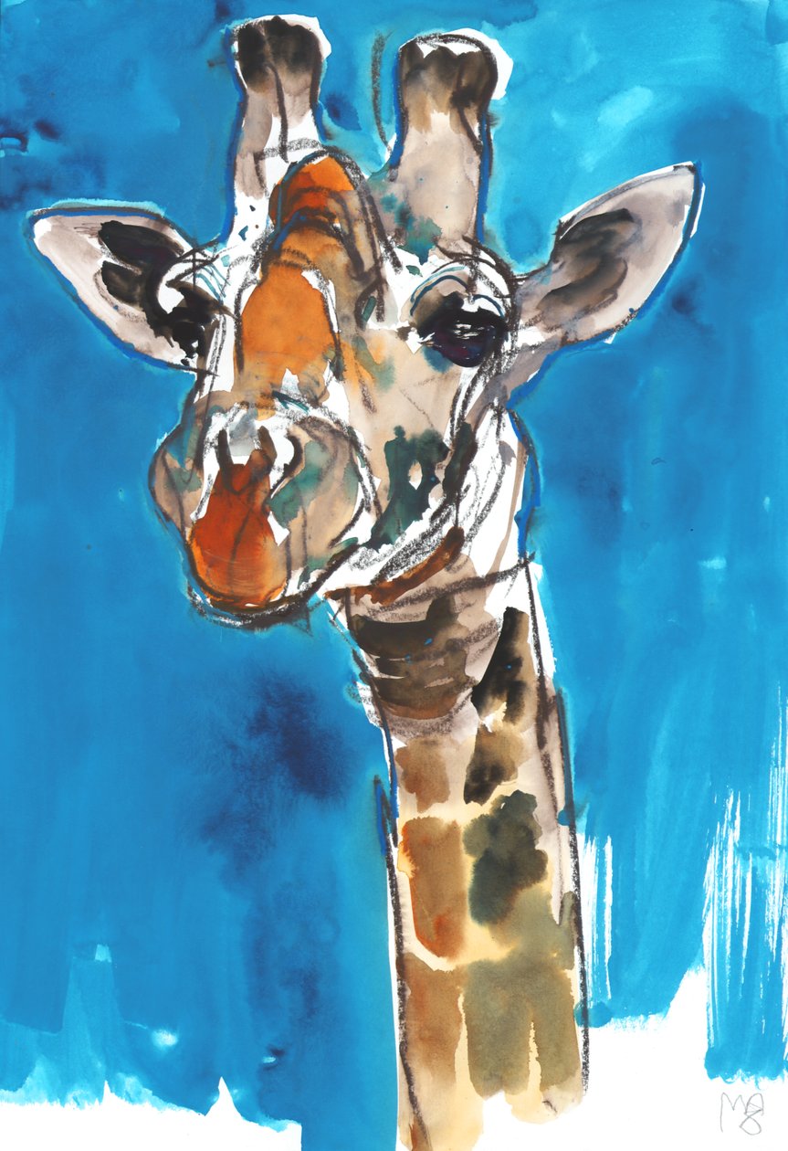 Girafa do Céu Azul, 2018 de Mark Adlington