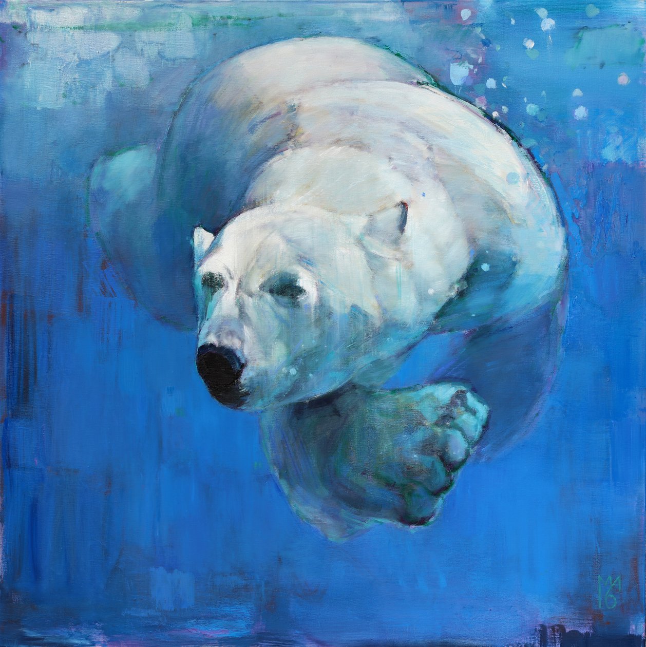 Azul profundo, 2016, de Mark Adlington