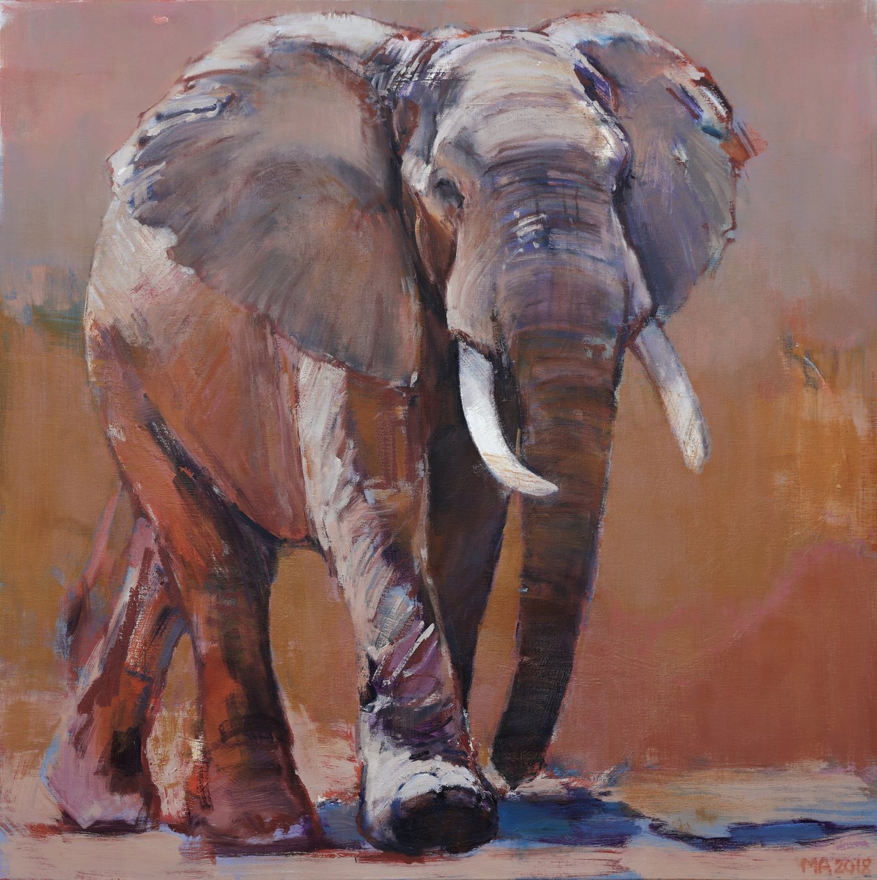 Época seca, Loisaba, 2018 de Mark Adlington