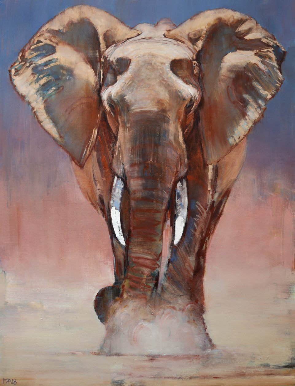 Dust Bath, Loisaba, 2018 de Mark Adlington