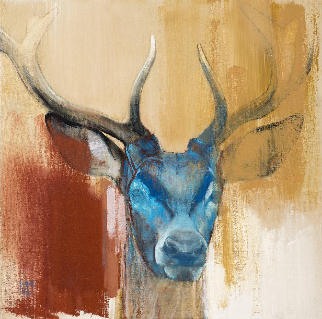 Máscara (jovem veado), 2014 de Mark Adlington