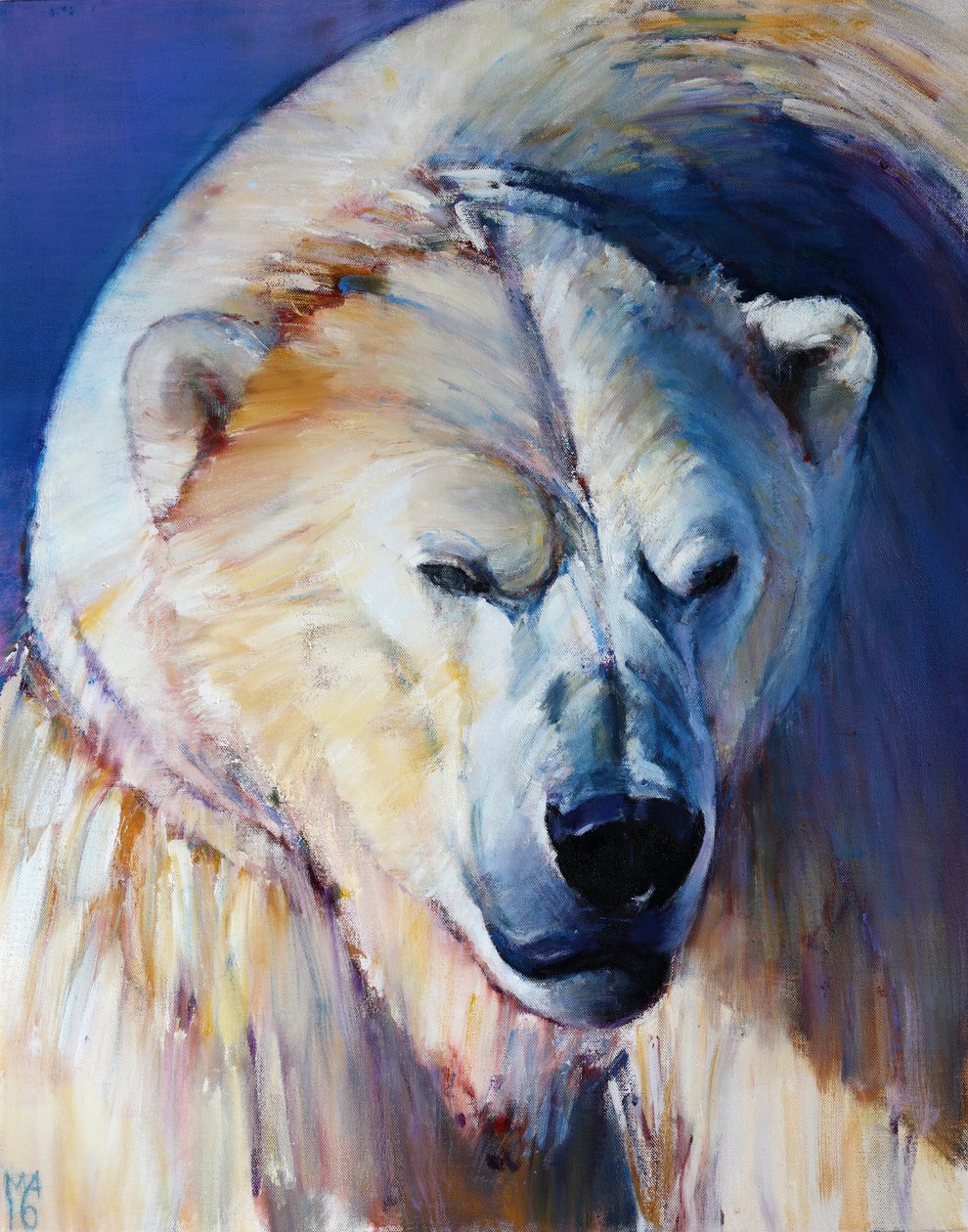 Guerreiro do arco-íris, 2016, de Mark Adlington