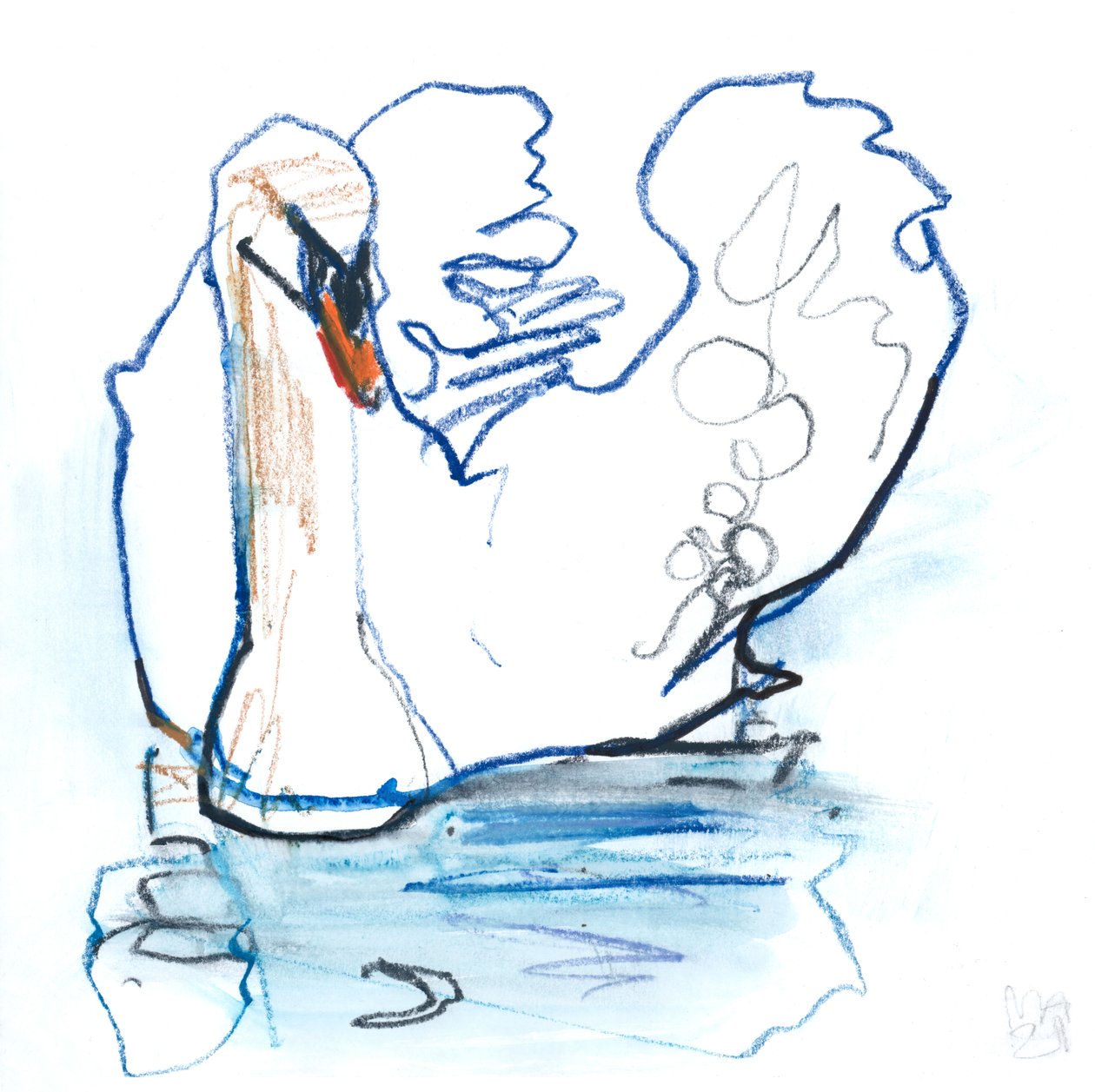Lago dos Cisnes, 2021 de Mark Adlington