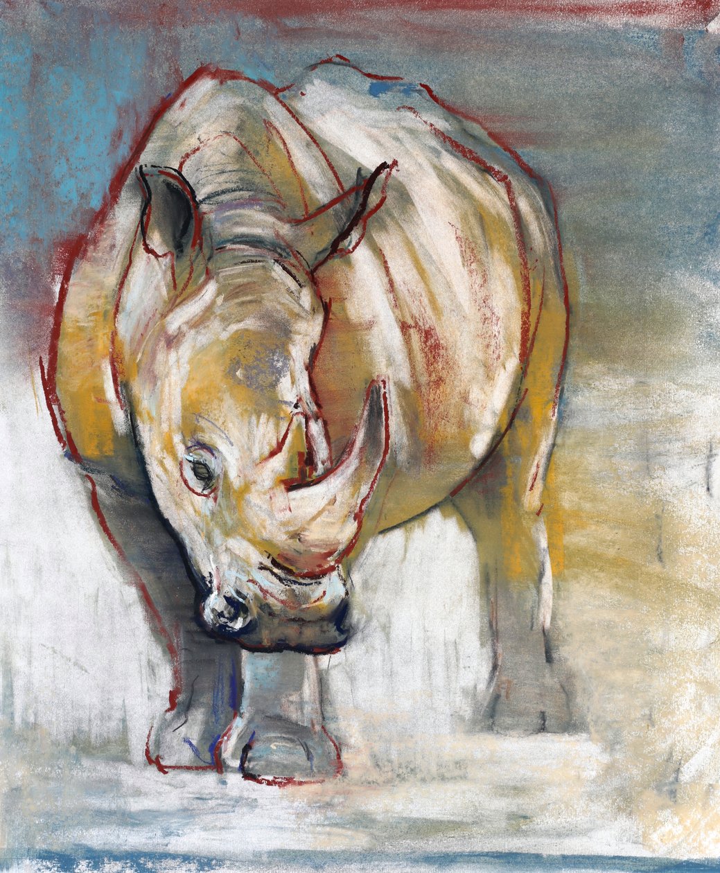 Rinoceronte Branco, Ol Pejeta, 2018 de Mark Adlington