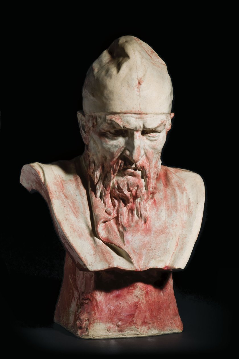 Um busto de cerâmica de Ivan, o Terrível, do século XIX de Mark Antokolsky