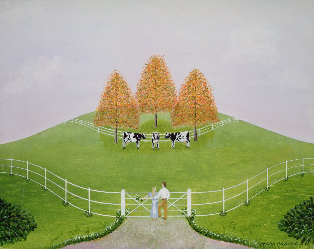 Uma paisagem pastoral de Mark Baring