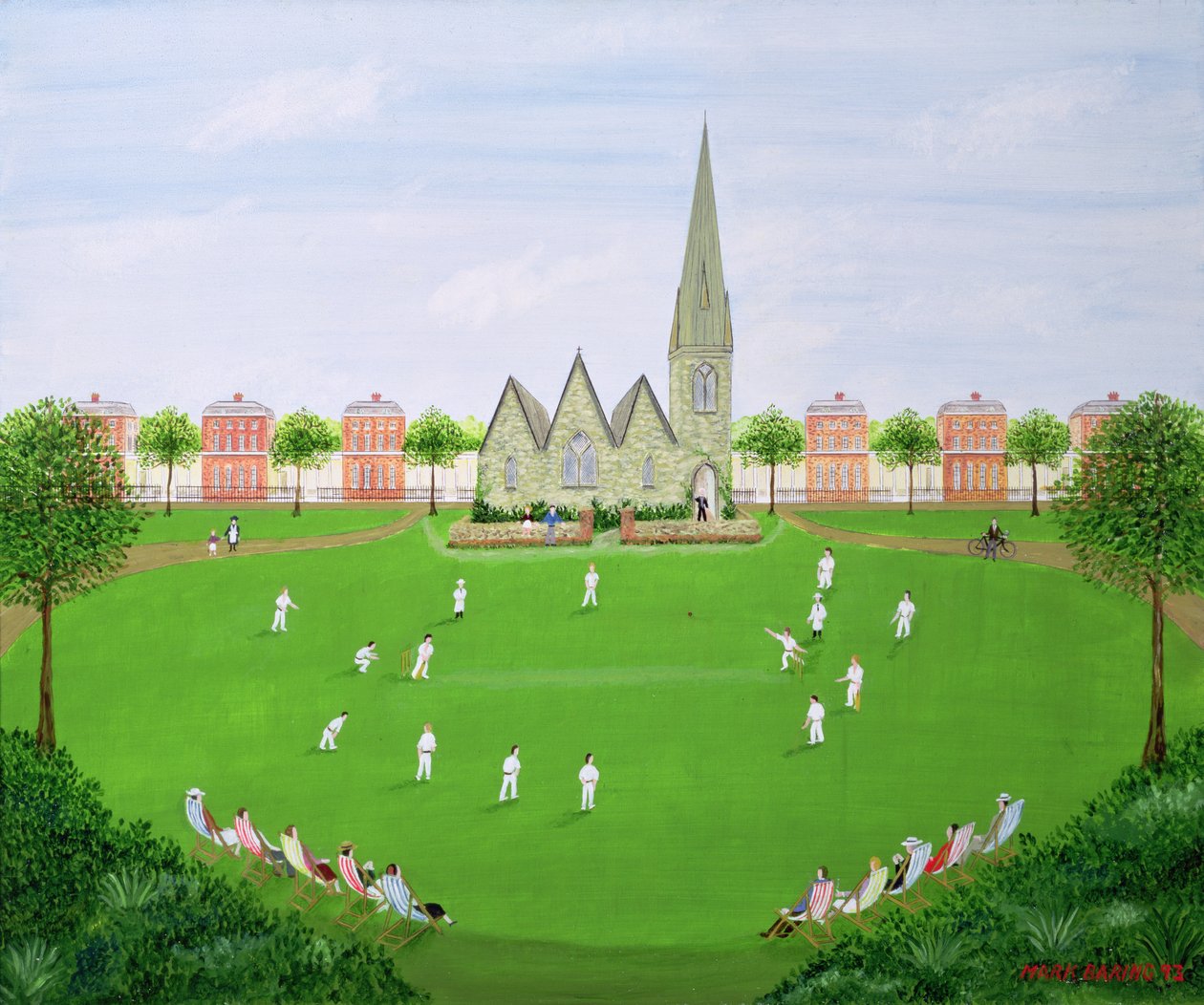 Críquete em Blackheath de Mark Baring