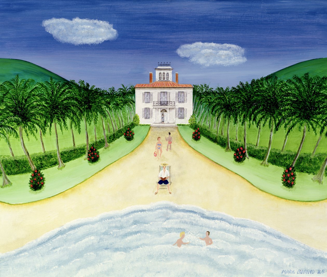 Praia privada de Mark Baring