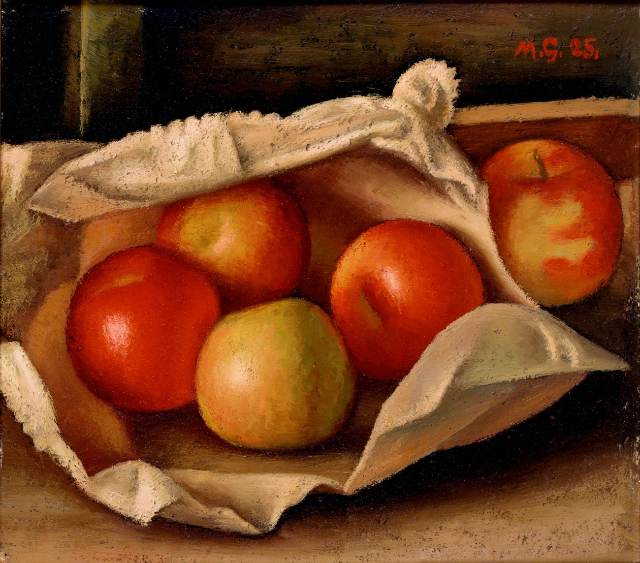 Maçãs num saco, 1925 de Mark Gertler