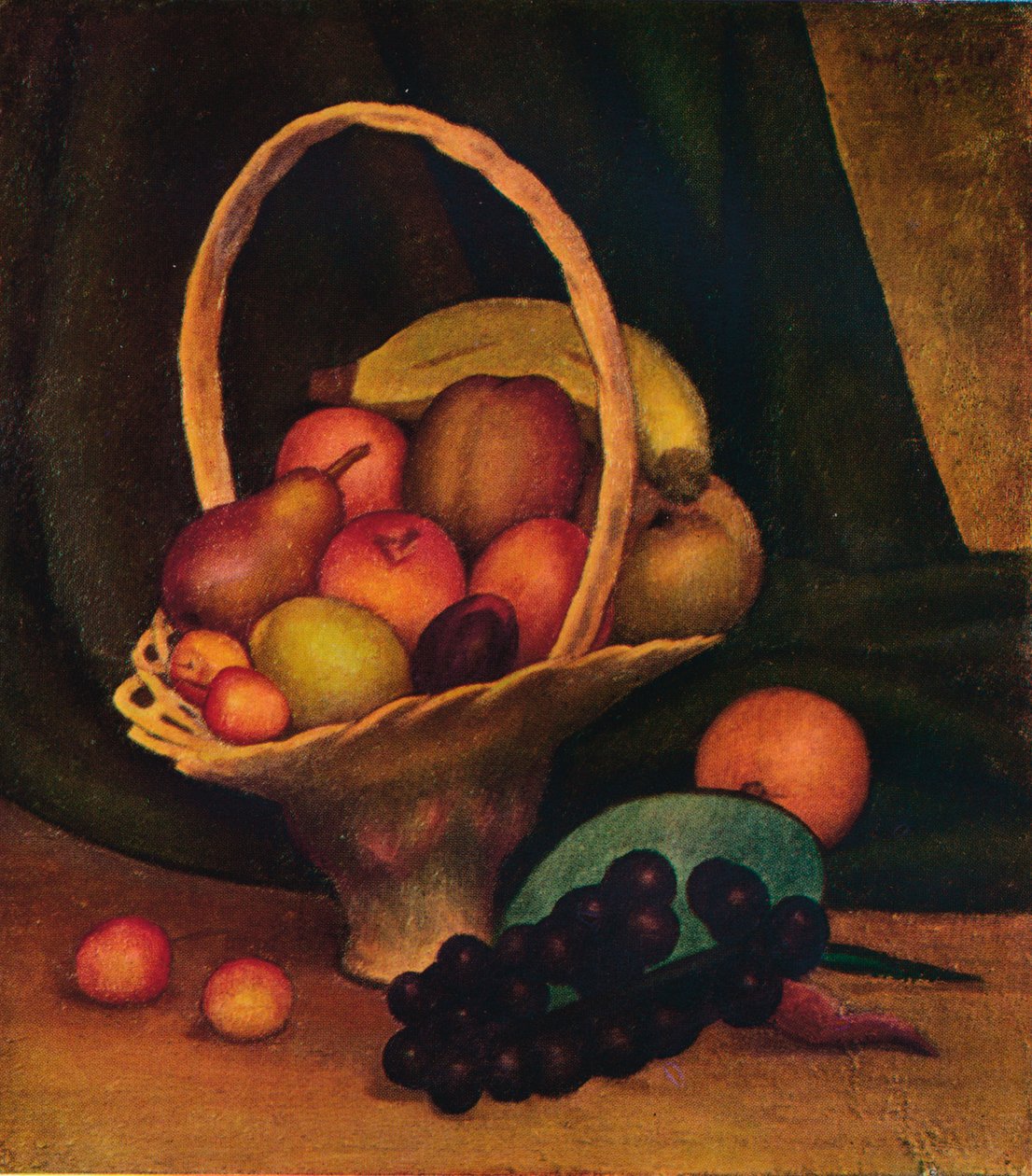 Cesta de frutas, c1922 de Mark Gertler