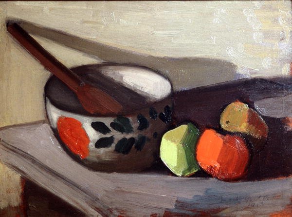 Tigela, Colher e Maçãs de Mark Gertler