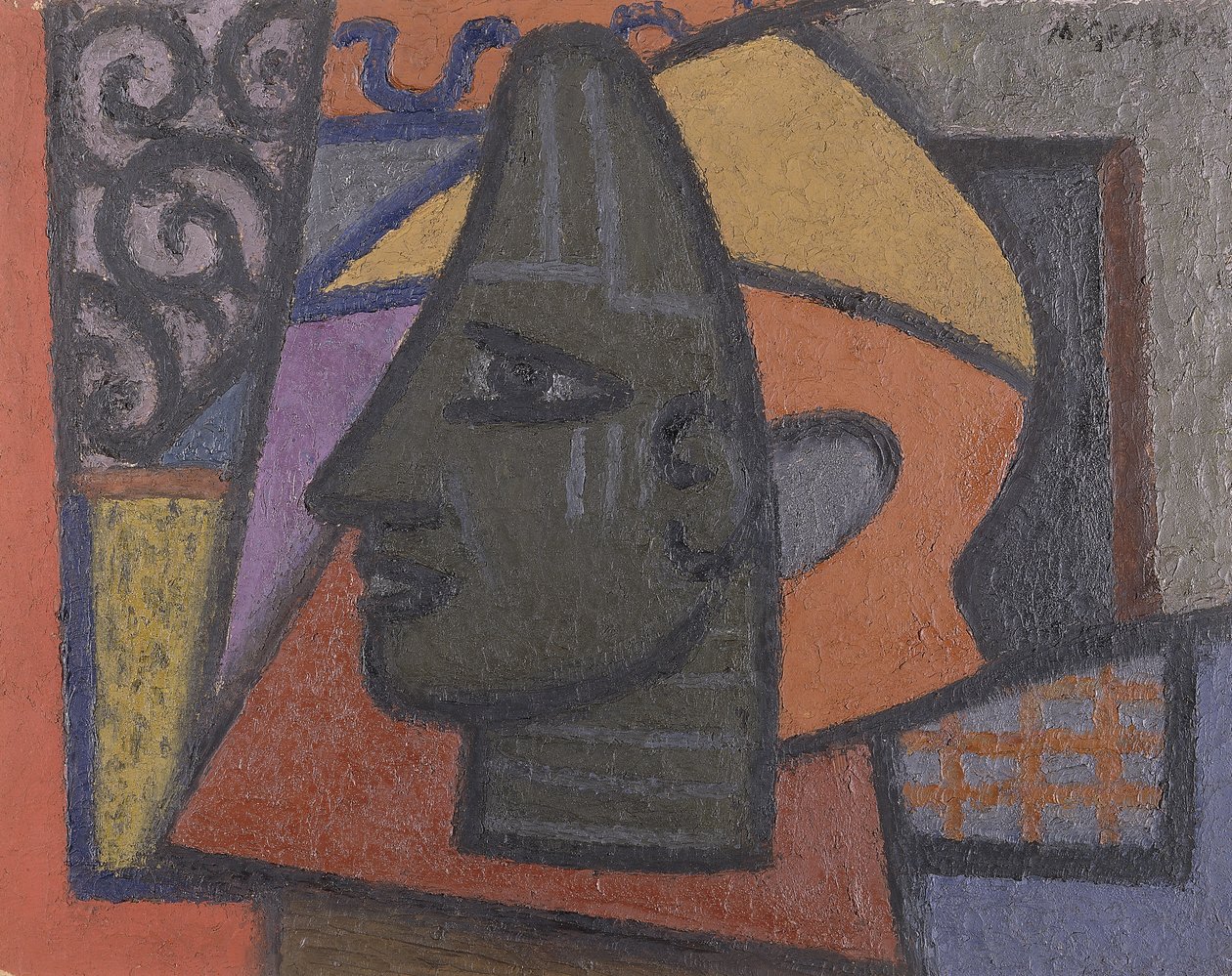 Design com Benin Head de Mark Gertler