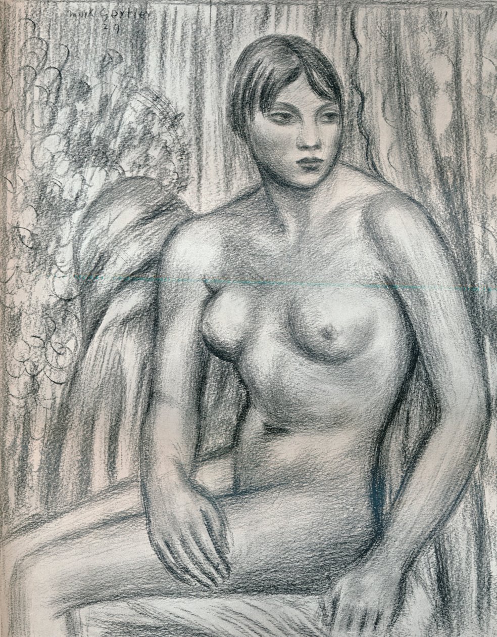 Nude Study, século 20 de 1932 de Mark Gertler