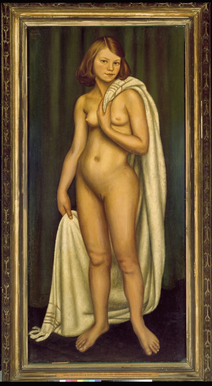 Rapariga Jovem, nº 2, 1920 - 1929 de Mark Gertler