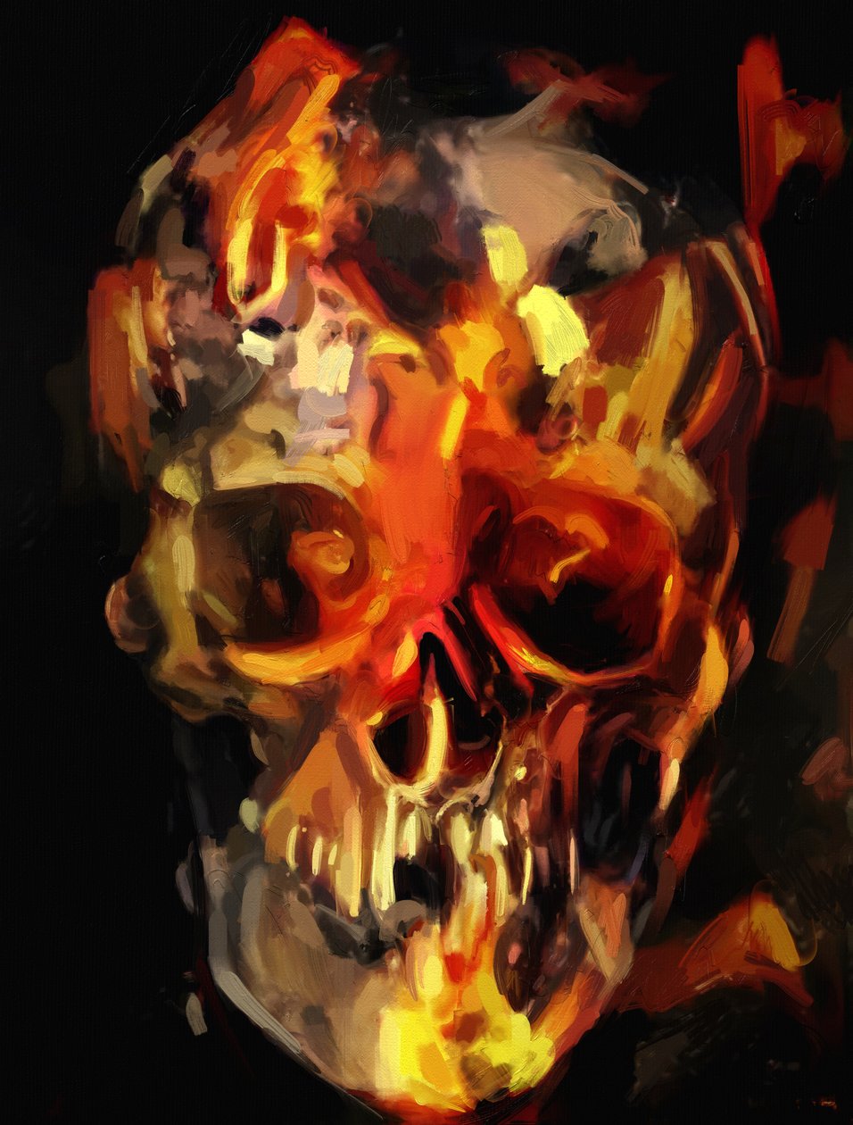 fogo de crânio de Mark Gordon