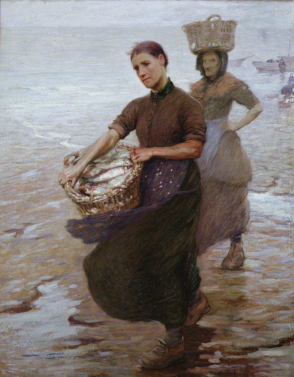 Toil (óleo sobre tela) de Mark Senior