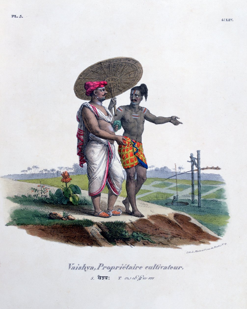 Proprietário da fazenda, 1828 de Marlet et Cie