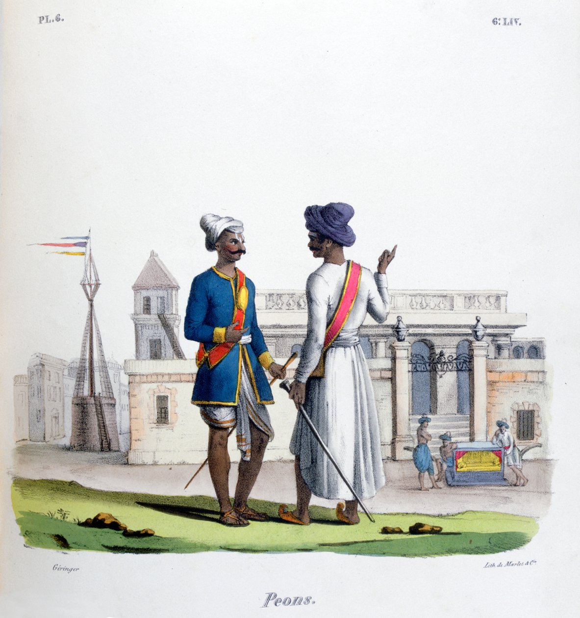 Soldados de infantaria, 1828 de Marlet et Cie