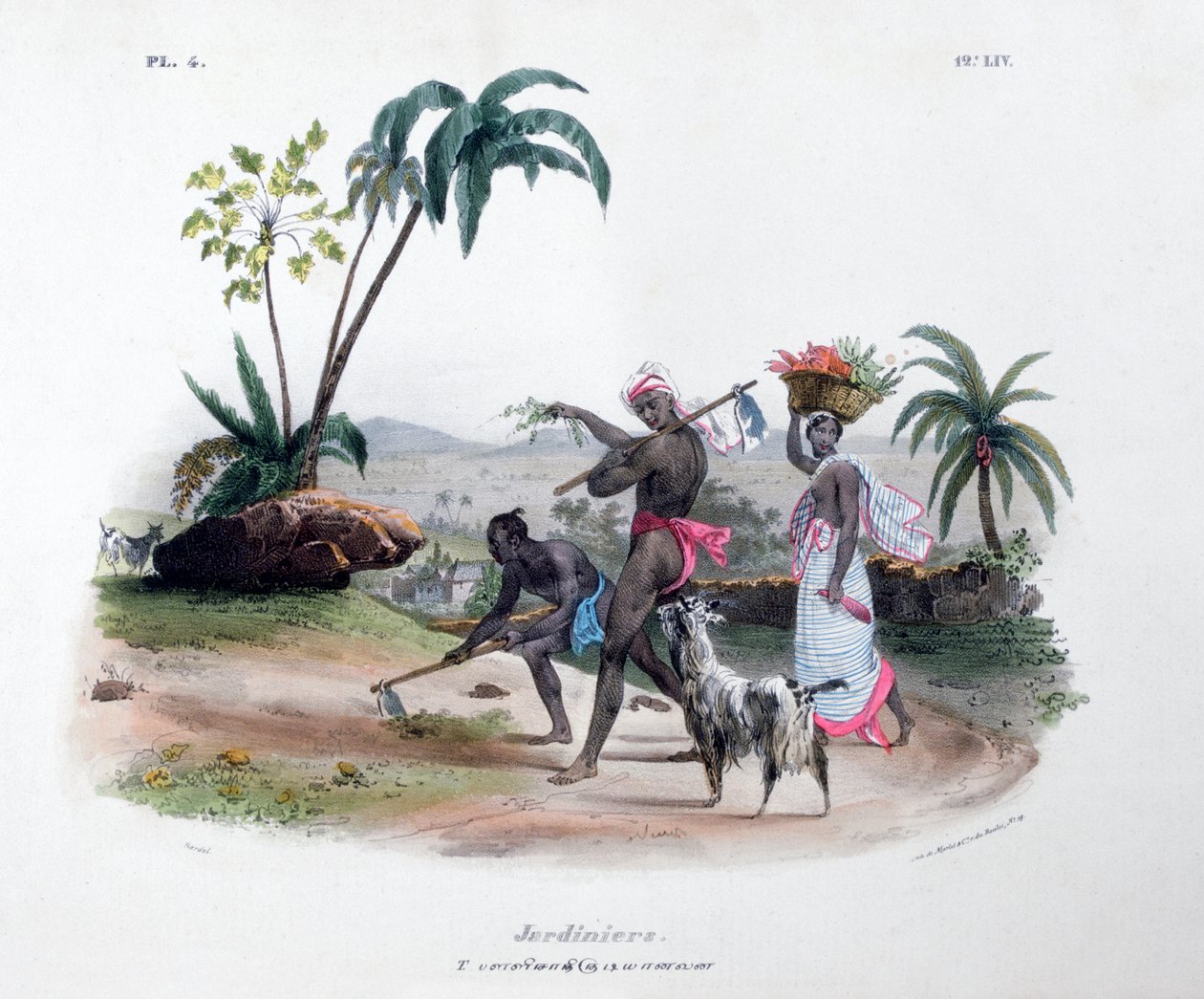 Jardineiros, 1828 de Marlet et Cie