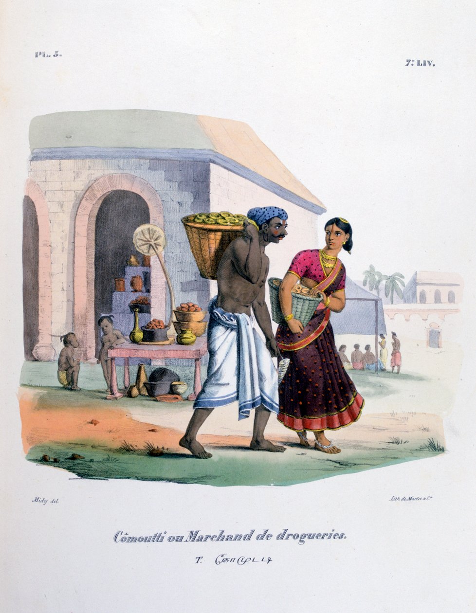 Comerciante de ferragens, 1828 de Marlet et Cie