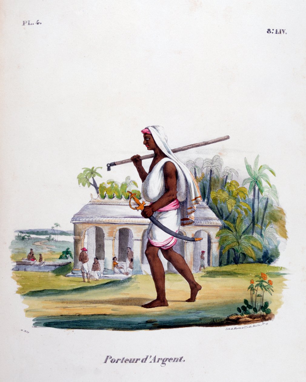 Portador de dinheiro, 1828 de Marlet et Cie