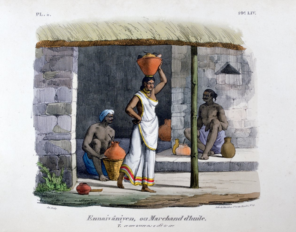 Mercador de petróleo, 1828 de Marlet et Cie