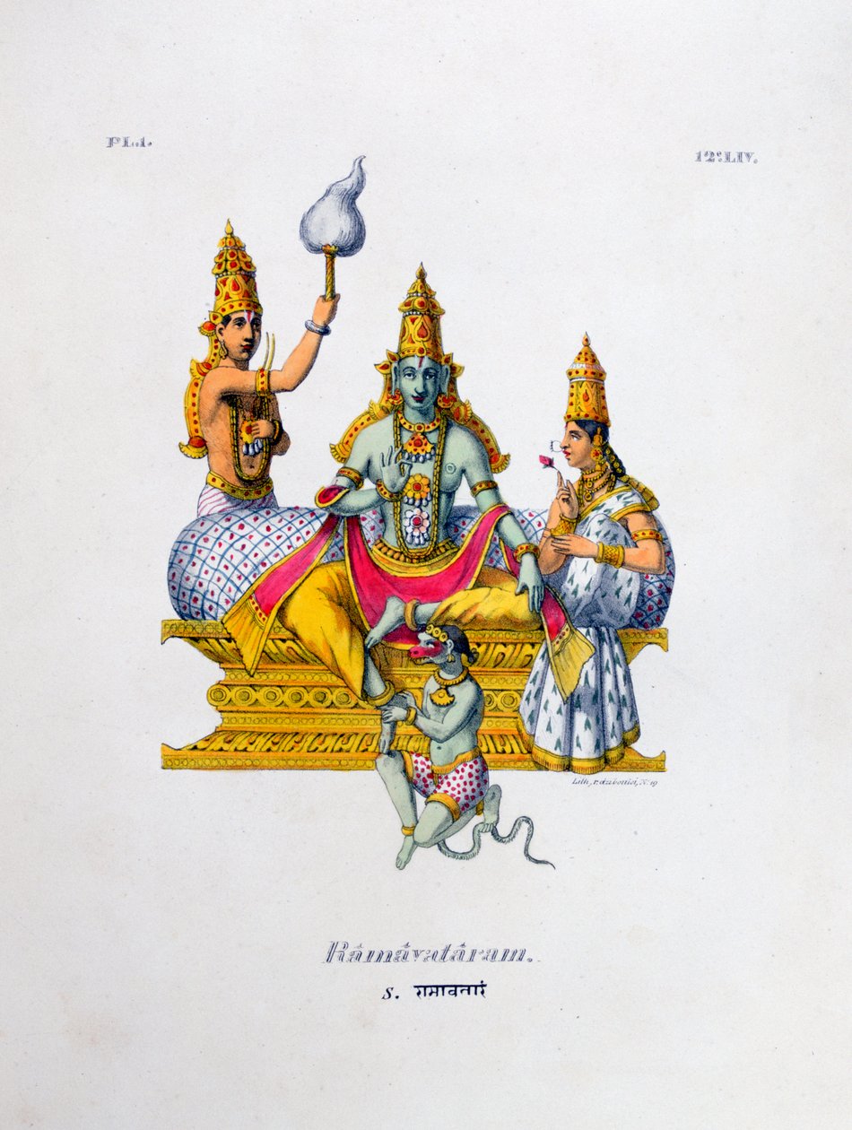 Ramavataram, 1828 de Marlet et Cie