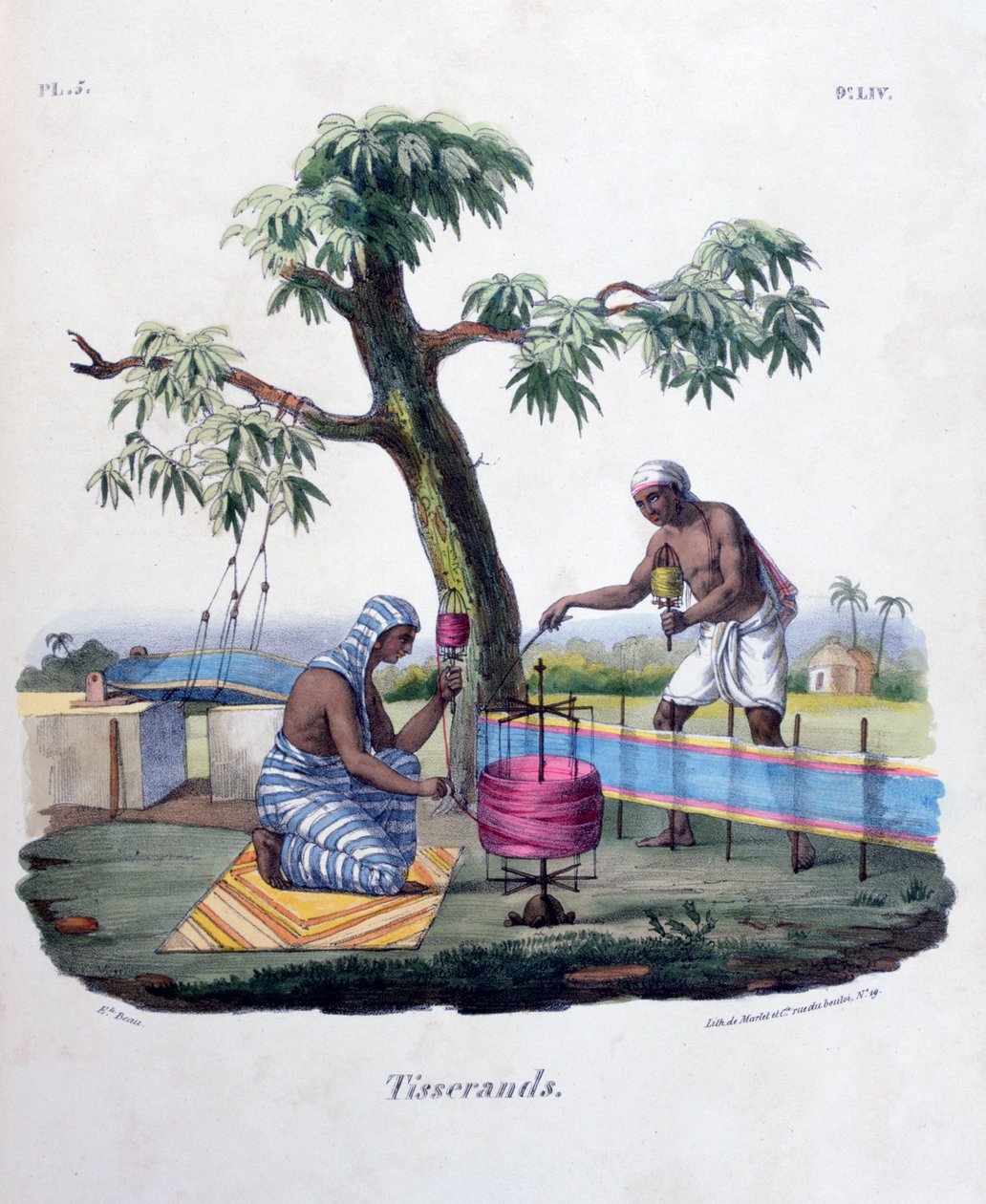 Tecelões, 1828 de Marlet et Cie