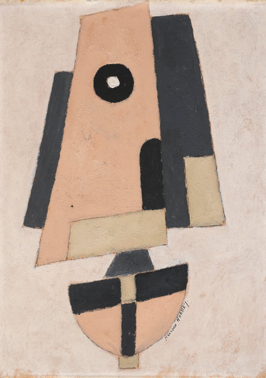 Barco - casco rosa e preto (ver 165324) de Marsden Hartley