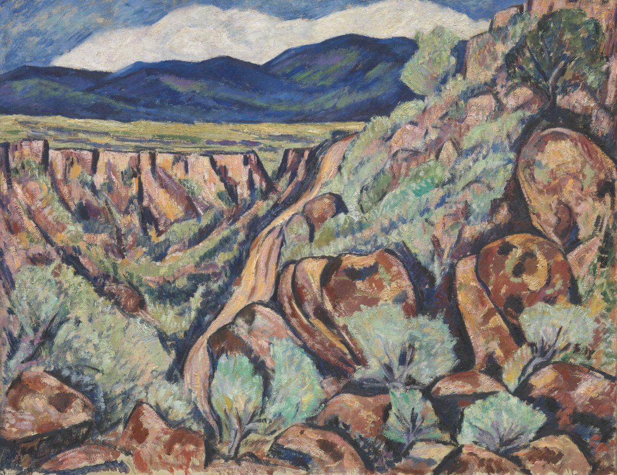 Paisagem, Novo México, 1919-20 de Marsden Hartley