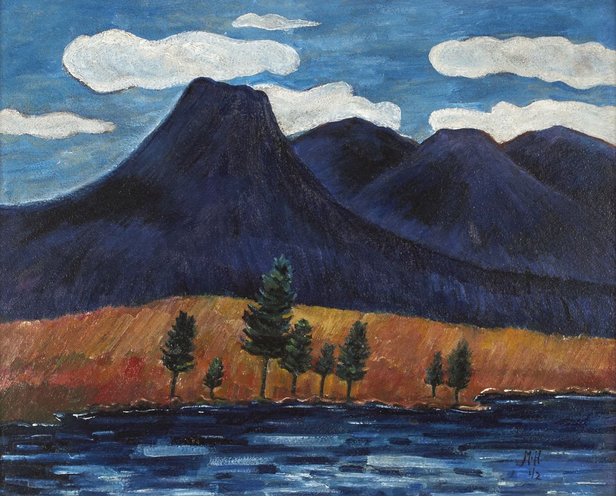 Paisagem azul de Marsden Hartley