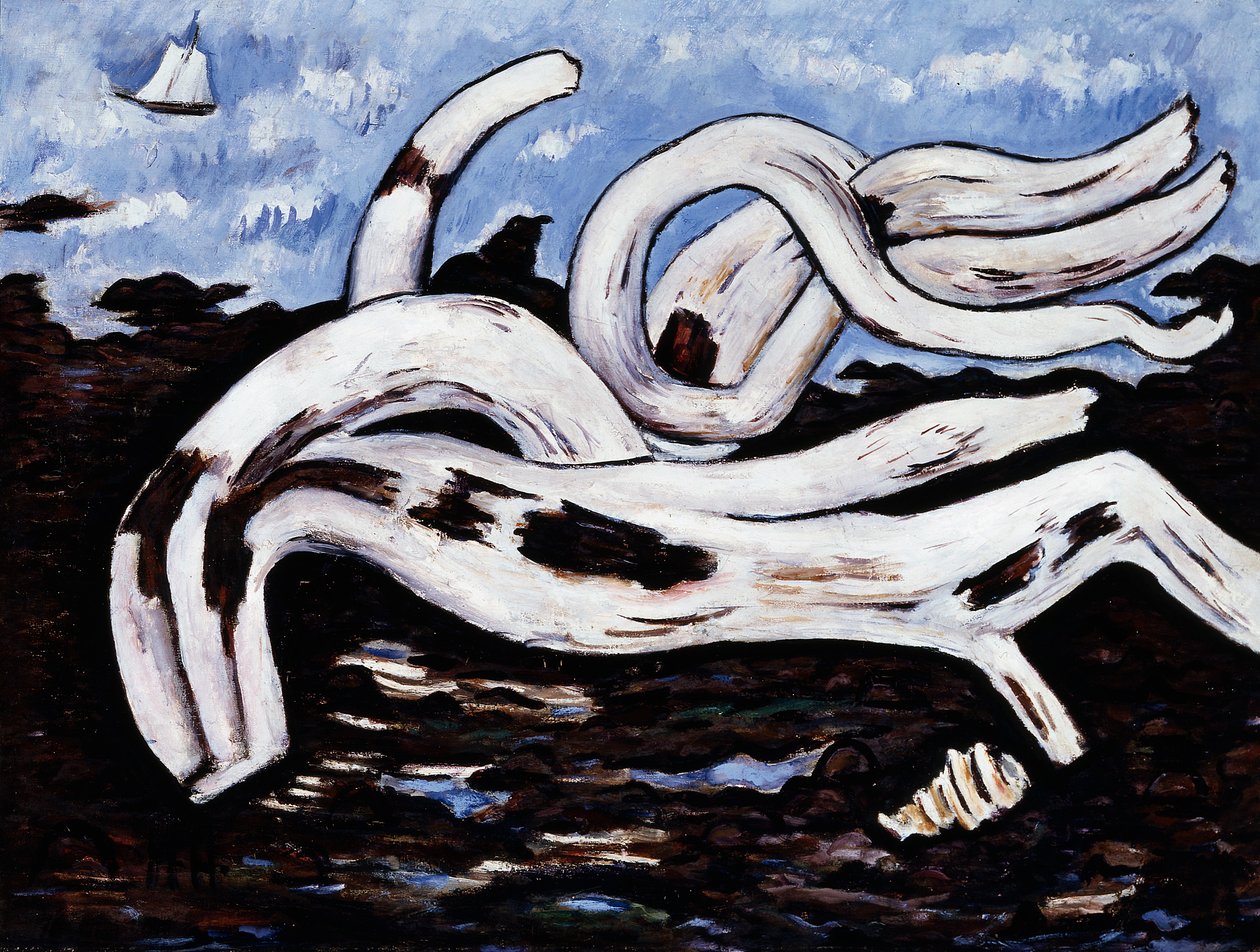 Madeira à deriva no Bagaduce de Marsden Hartley