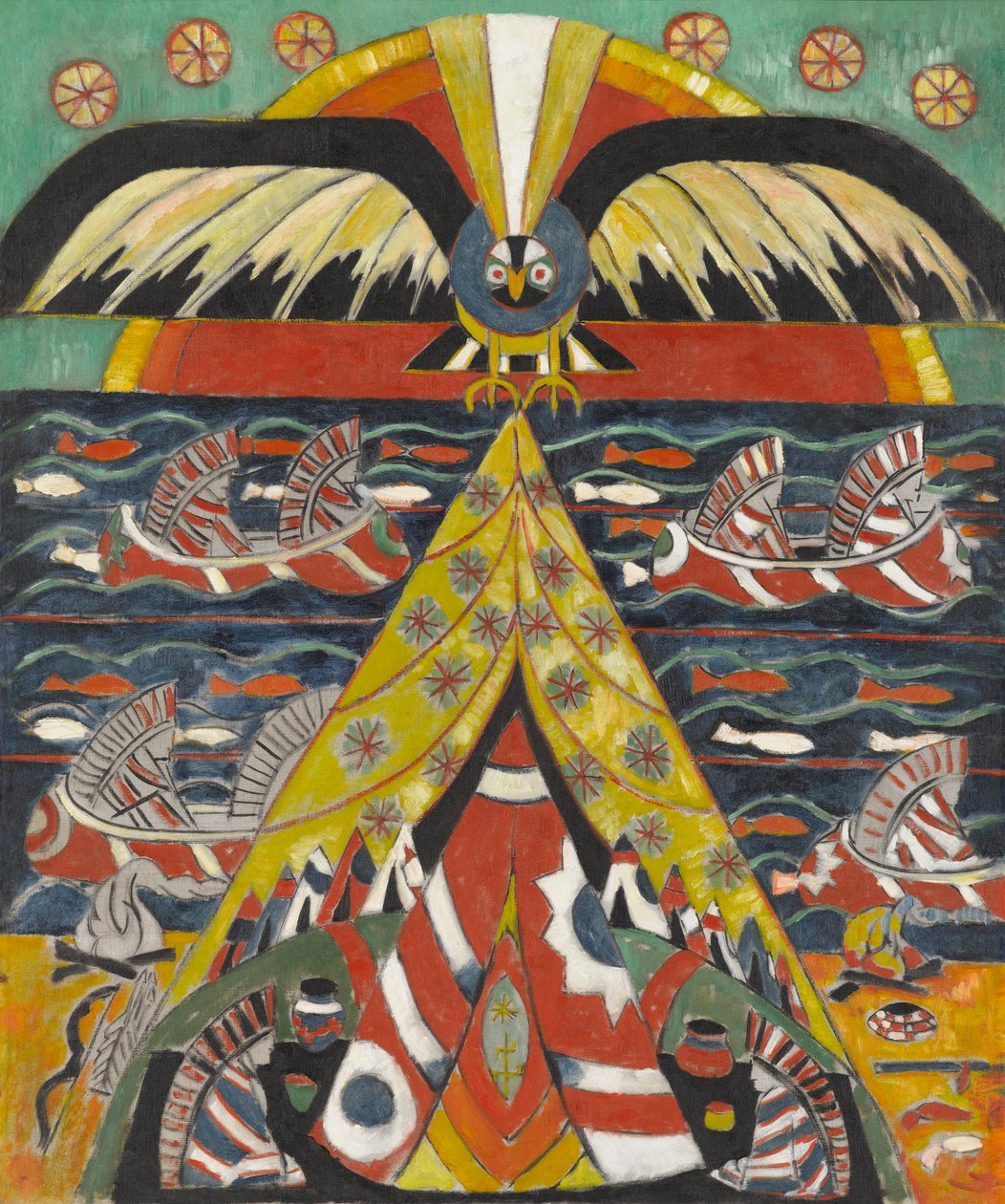 Fantasia indiana, 1914 de Marsden Hartley
