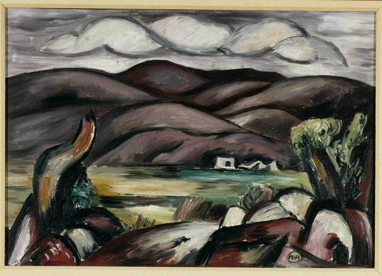 Paisagem, Novo México (óleo sobre tela) de Marsden Hartley