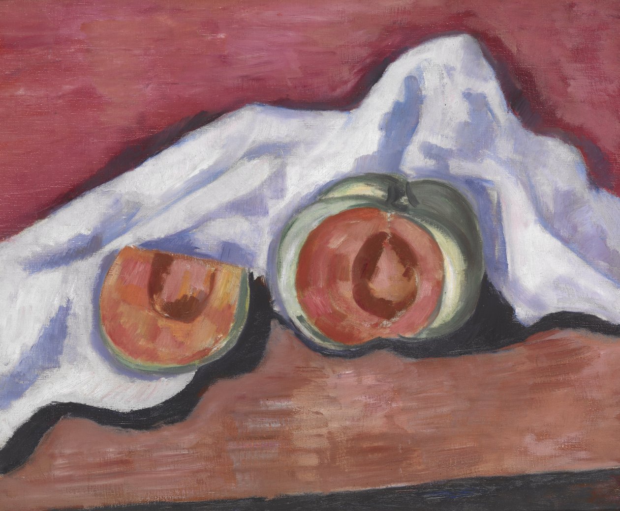 Melões, c.1927 (óleo sobre tela) de Marsden Hartley