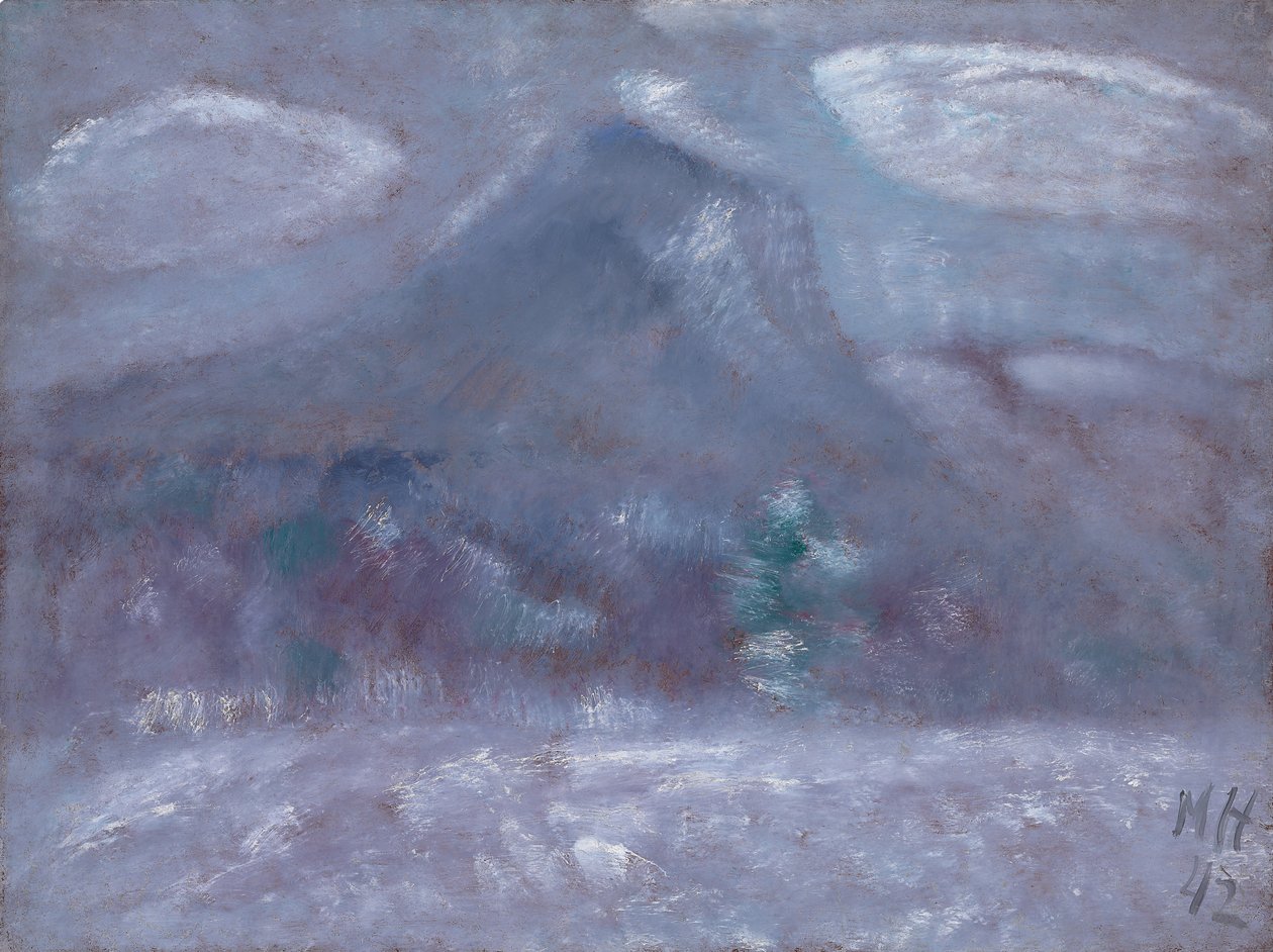 Monte Katahdin, tempestade de neve de Marsden Hartley