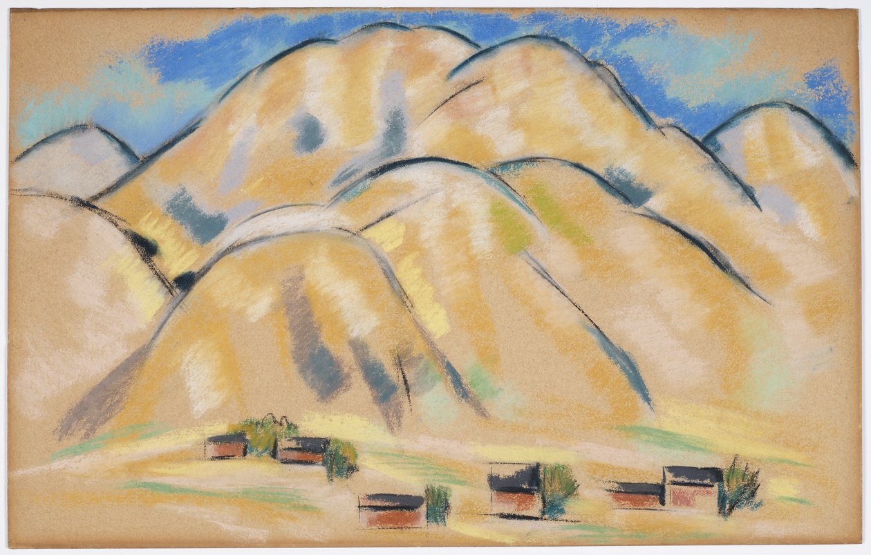 Colinas do Novo México de Marsden Hartley